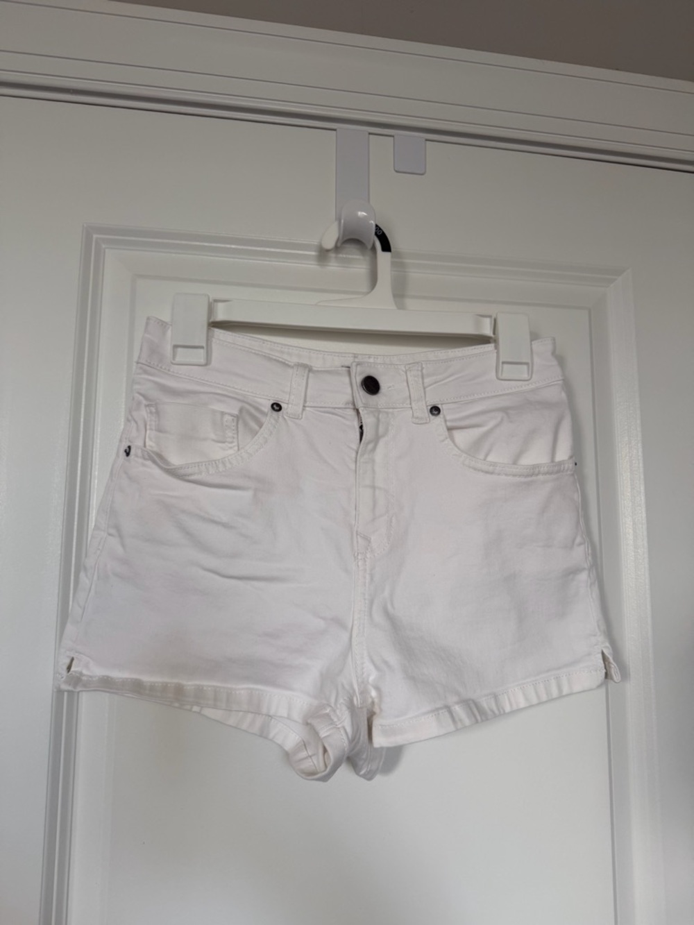Roxy White Denim Jean Shorts